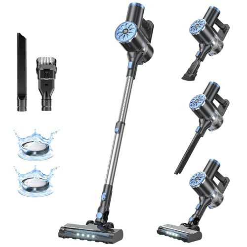 Cordless Stick Vacuum Cleaner 6-in-1 Lightweight Rechargeable