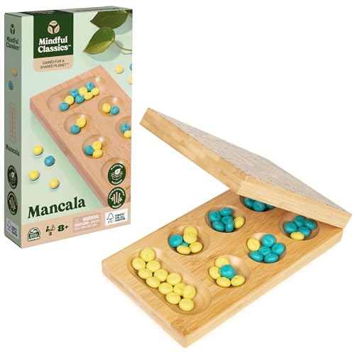 Spin Master Eco-Friendly Bamboo Mancala Board Game