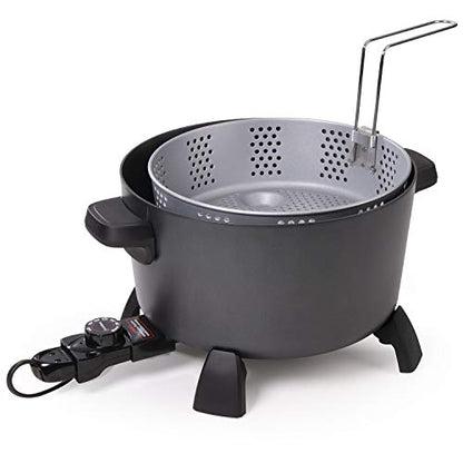Presto 10-Quart Kitchen Kettle XL Multi-Cooker Steamer and Deep Fryer