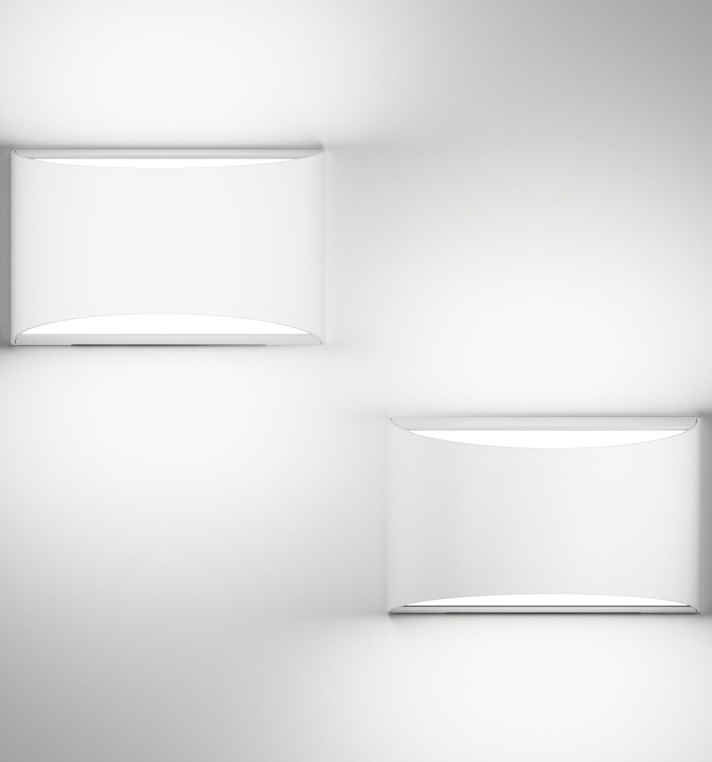 2 Pack Sobrovo LED Wall Sconces Waterproof