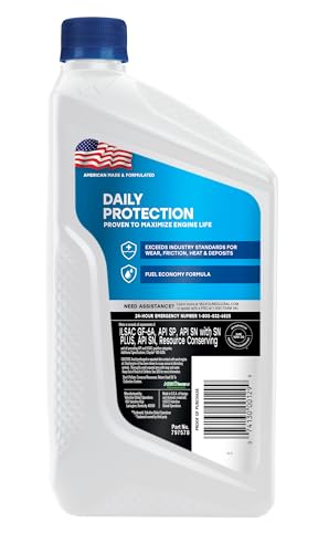 Valvoline Daily Protection 10W-30 Conventional Motor Oil 1 QT, Case of 6