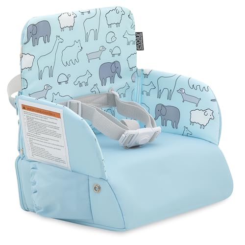 Evolur 2-in-1 Portable Booster Seat Travel Bag