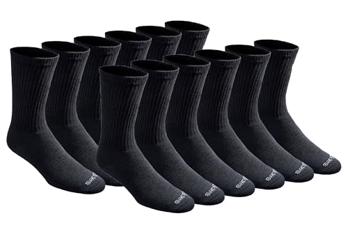 12 Pair Dickies Dri-Tech Moisture Control Crew Socks