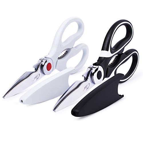2 Pack Kitchen Shears Stainless Steel Utility Scissors