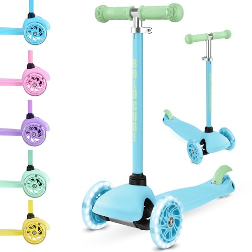 BOLDCUBE Teeny Adjustable 3 Wheel Kids Scooter