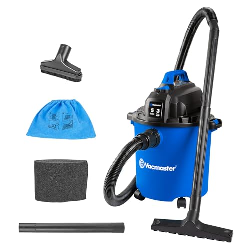 5 Gallon Vacmaster Wet Dry Shop Vacuum 3 HP
