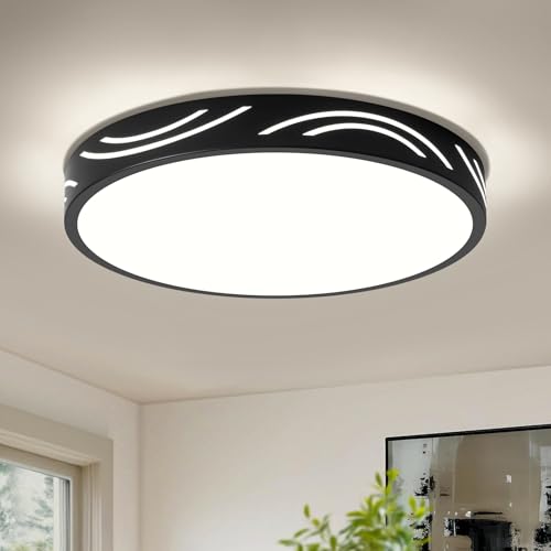 11.81 Inch Dimmable LED Flush Mount Ceiling Light
