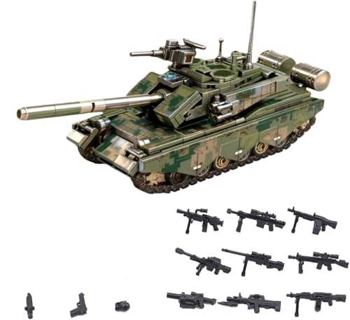 Army Tank Building Set with Military Minifigures