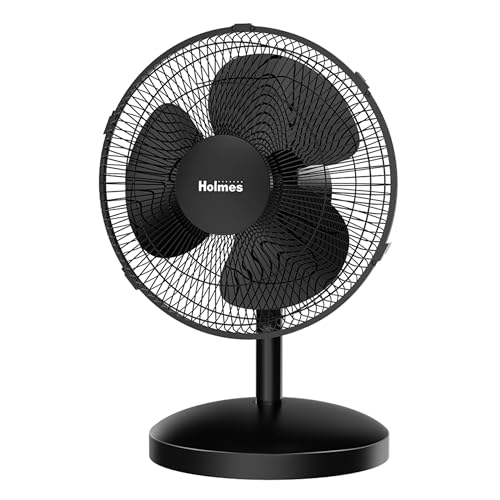 HOLMES 12" Table Fan Oscillating 3 Speed Adjustable