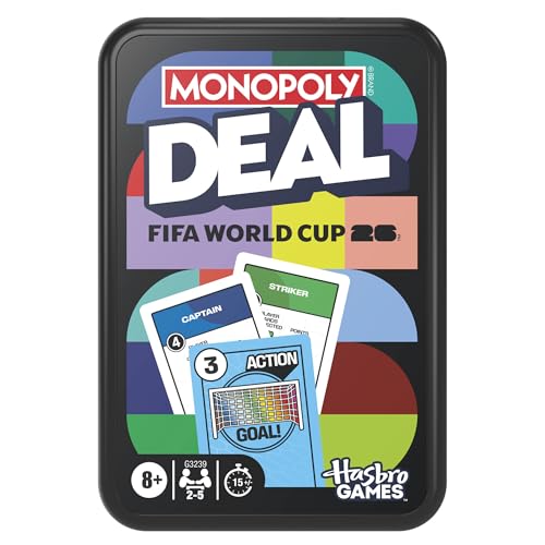 Monopoly Deal FIFA World Cup 2026 Card Game