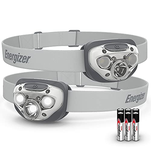 2 Pack Energizer LED Headlamps, Waterproof, Batteries Included