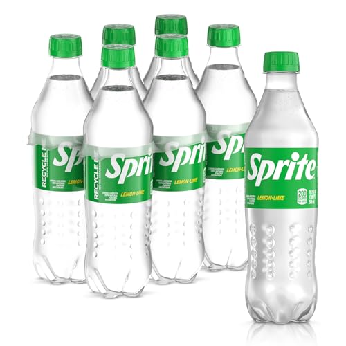 6 Pack Sprite Lemon Lime Soda, 16.9 fl oz Bottles