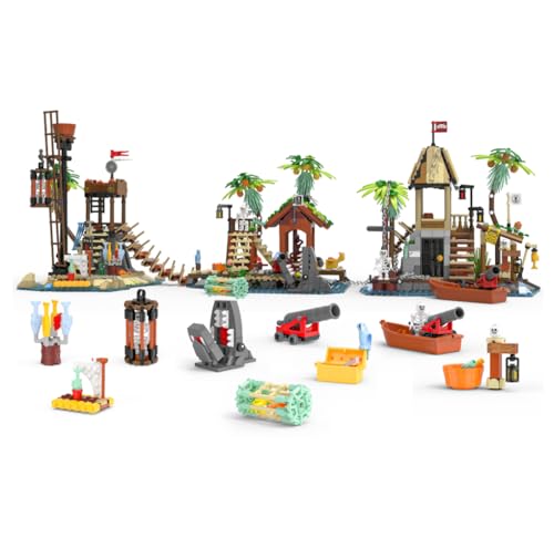 1499 Piece Pirate Island Watchtower Building Kit