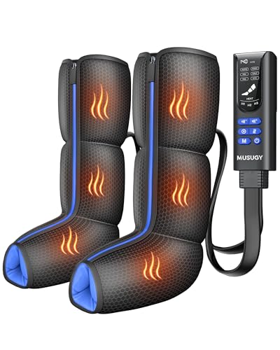Air Compression Leg Massager with Heat and Modes