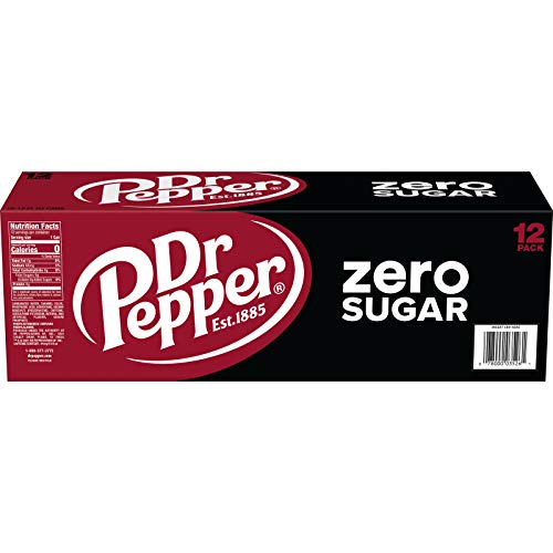 Dr Pepper Zero Sugar 12oz, 12-Pack