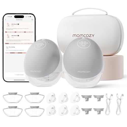 2 Pack Momcozy Wearable Hands Free Breast Pump 24mm