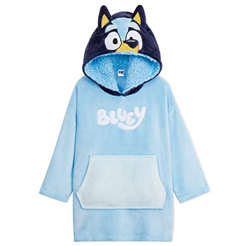 Bluey Kids Fleece Wearable Blanket Hoodie
