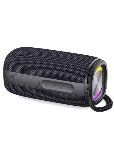 Bluetooth 5.3 IPX6 Waterproof Wireless Speaker with Lights