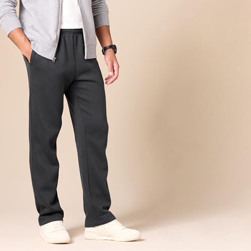 Men's Fleece Open Bottom Sweatpants by Amazon Essentials