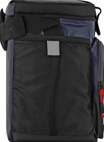 Titan by Arctic Zone Deep Freeze Cooler - 16 Can Zipperless Hardbody Cooler - Deep Freeze Insulation, HardBody Liner, and SmartShelf - Navy Blue