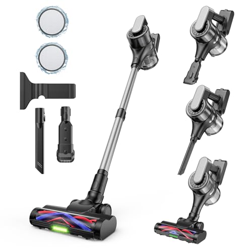 Vacfore Cordless Stick Vacuum, Lightweight Rechargeable Cleaner