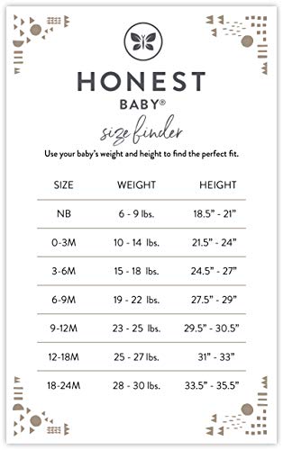 HonestBaby 10-Pack Short Sleeve Bodysuits One-Piece 100% Organic Cotton for Infant Baby Boys, Girls, Unisex, Bright White, 3-6 Months