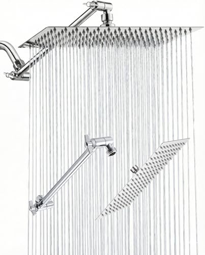 High Pressure Rectangular Rainfall Fixed Shower Head