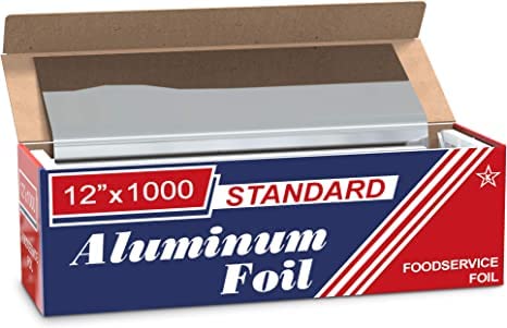 UPDATE: DEAD ❗ 12" X 1000' Aluminum Foil Roll wtih Blue Nitirle Gloves Combo Pack (6 Rolls)