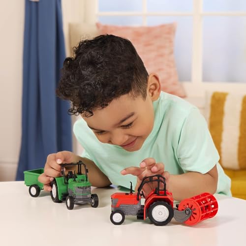 Driven Farm Tractor Toy with Interactive Features