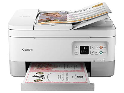 Canon PIXMA TR7020a All-in-One Wireless Color Inkjet Printer, with Duplex Printing, Mobile Printing, and Auto Document Feeder, White