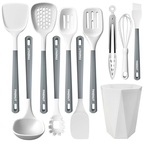 11 Piece Silicone Cooking Utensil Set, Heat Resistant
