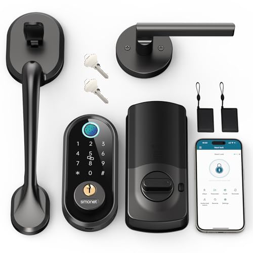 Fingerprint Keyless Entry Front Door Lock Set