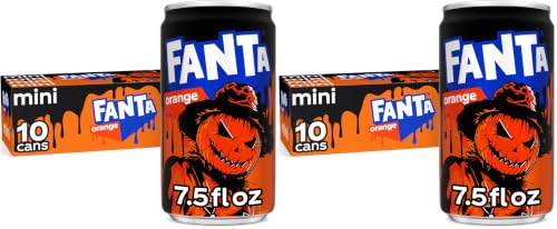 20 Pack Fanta Orange Soda Cans 7.5 fl oz