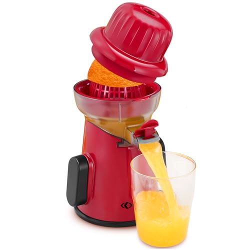 Manual Citrus Juicer with Suction Base and Storage