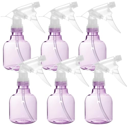 6 Pack 8 Ounce Empty Plastic Spray Bottles