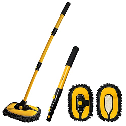 Long Handle Microfiber Car Wash Brush Mop