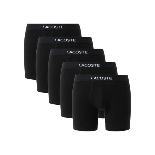 Lacoste Men's Cotton Stretch Boxer Briefs 5-Pack