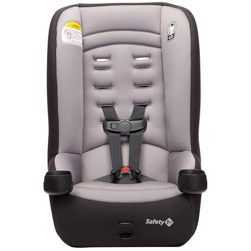 Safety 1st Jive 2-in-1 Convertible Car Seat, Rear Facing Car Seats for Babies (5-40 lbs, 19-40"), Forward Facing Carseat for Toddlers (22-65 lbs, 29-49"), Black Fox