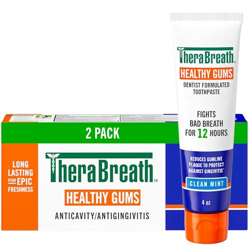 2 Pack TheraBreath Healthy Gums Fluoride Toothpaste