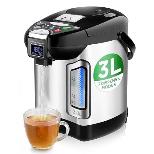 3L NutriChef Digital Hot Water Boiler & Dispenser