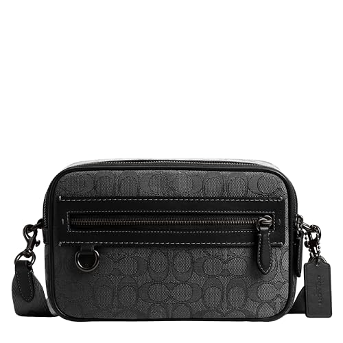 Coach Theo Camera Bag Signature Jacquard Crossbody Purse