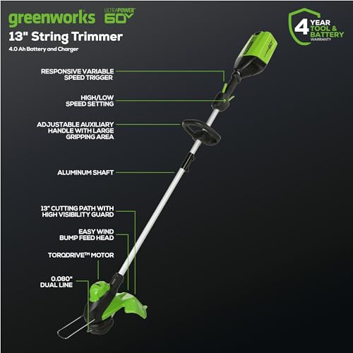 Greenworks 60V Cordless Trimmer & Blower Combo