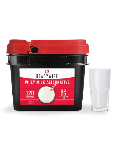 120 Serving ReadyWise Whey Powdered Milk Alternative Bucket