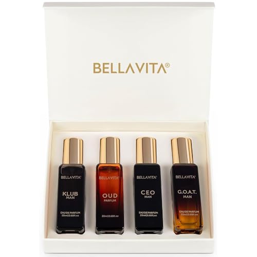 Luxury Perfume Gift Set for Men - 4 x 20ml