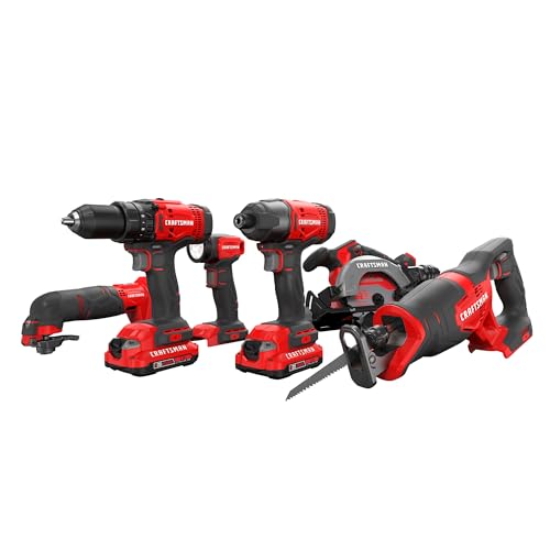 CRAFTSMAN V20 Cordless 6-Tool Combo Kit