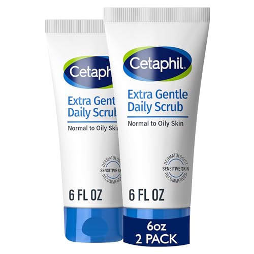 2 Pack Cetaphil Gentle Exfoliating Face Wash 6oz