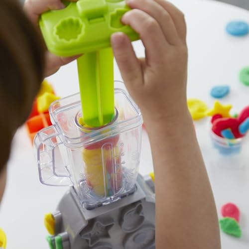 Play-Doh Swirlin' Smoothies Toy Blender Playset, Play Kitchen Appliances, Kids Arts and Crafts Toys for 3 Year Old Girls and Boys and Up