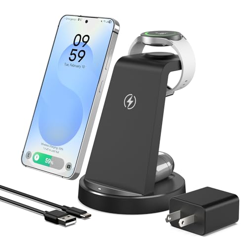 3 in 1 Wireless Charging Station for Samsung Devices