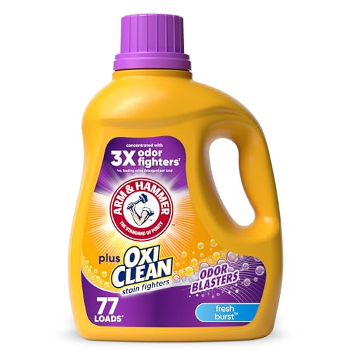 77 Loads Arm & Hammer OxiClean Odor Blasters Detergent