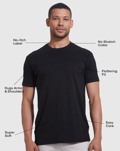 True Classic Men's Short Sleeve T-Shirt Pack